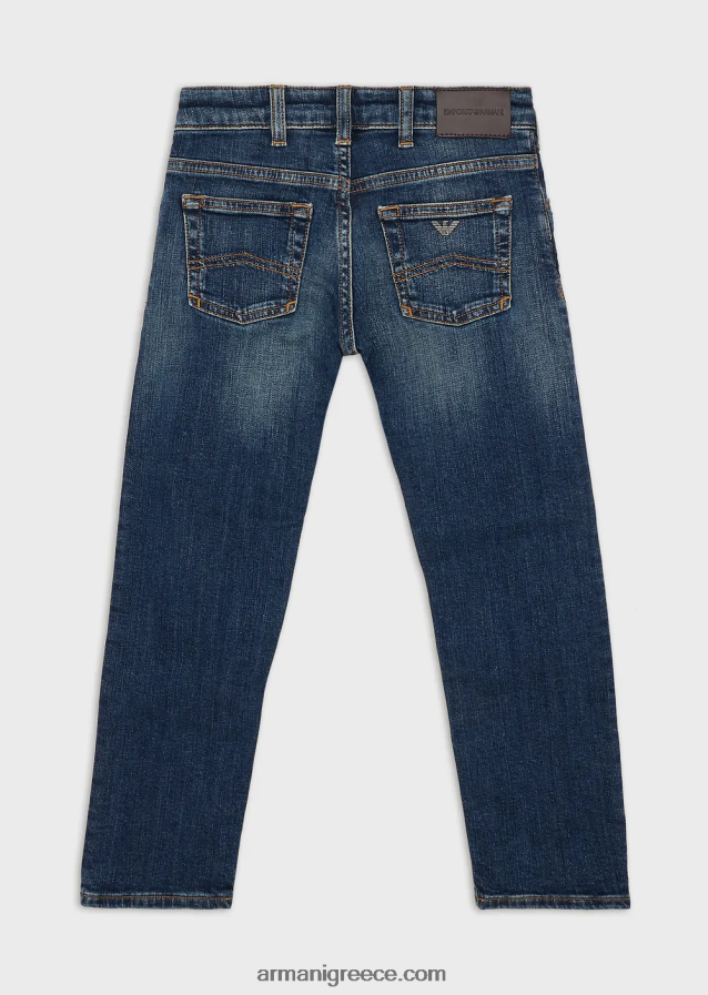 αγόρι Armani τζιν τζιν j45 πέτρινο 4046R62377 ναυτικό μπλε
