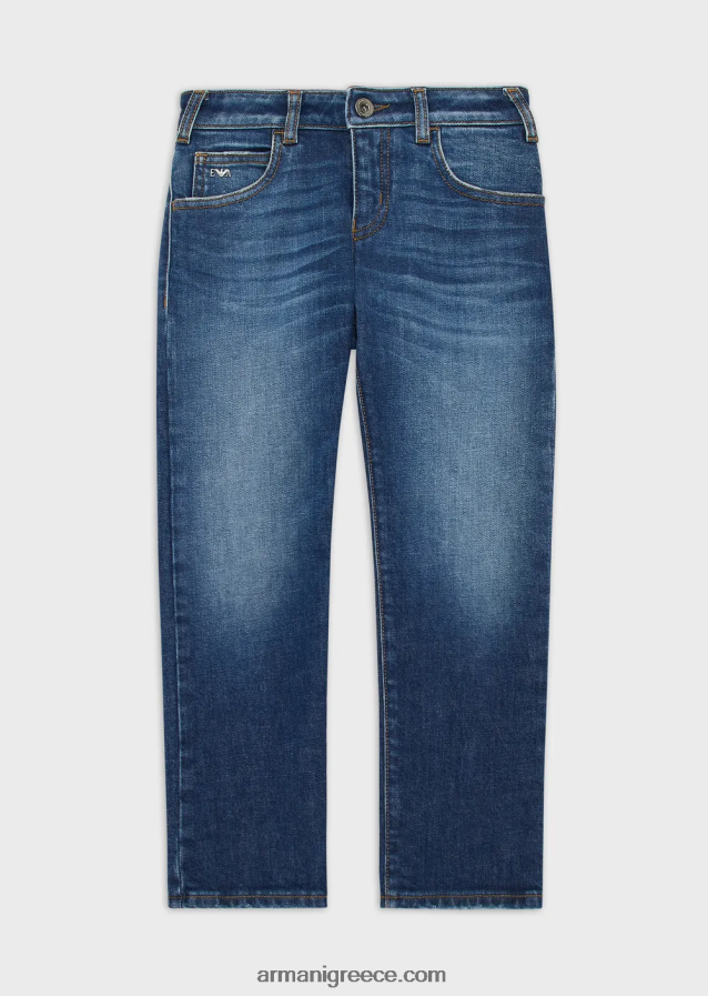 αγόρι Armani Τζιν τζιν j45 4046R62438 σκούρο μπλε