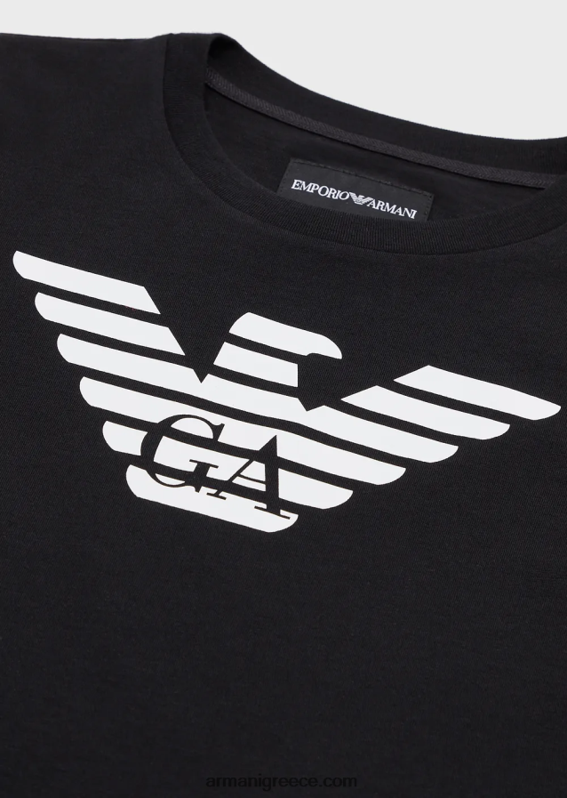 αγόρι Armani Πουλόβερ pima jersey με λογότυπο 4046R62387