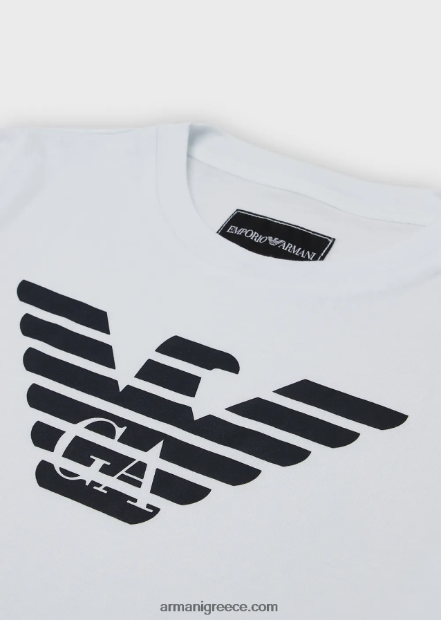 αγόρι Armani Πουλόβερ pima jersey με λογότυπο 4046R62388