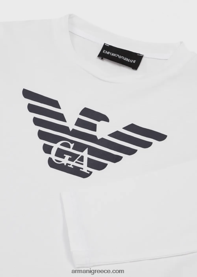 αγόρι Armani τζάμπερ pima-jersey με λογότυπο 4046R62475