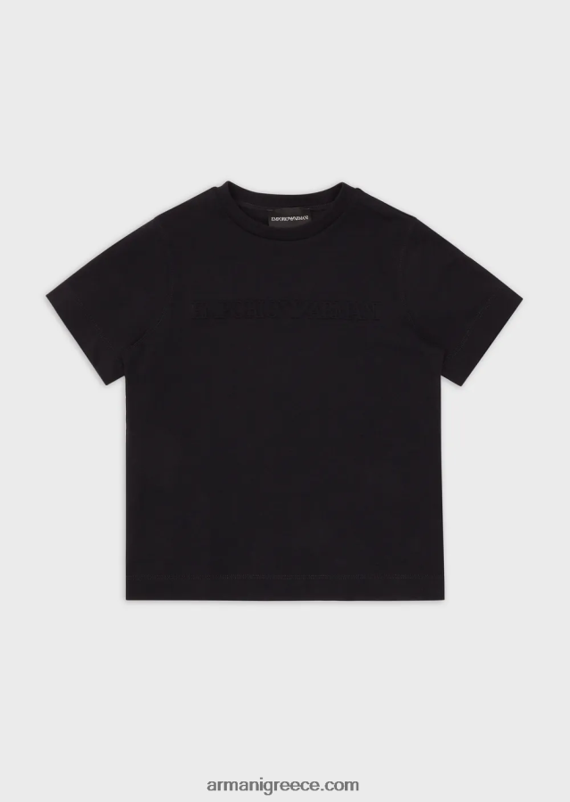 αγόριβαρέων βαρών μπλουζάκι με λογότυπο emporio armani 4046R62427 ναυτικό μπλε