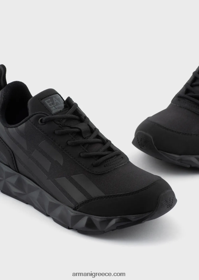 αγόρι Armani απόλυτα junior sneakers c2 kombat 4046R62483 μαύρος