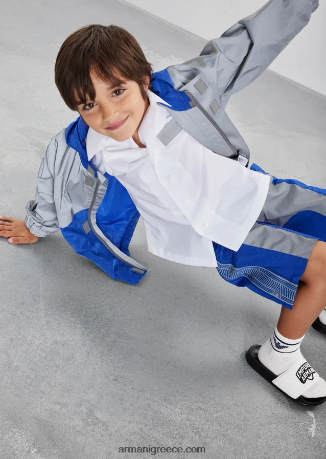 αγόρι Armani pvc διαφάνειες με λογότυπο 4046R62479 άσπρο