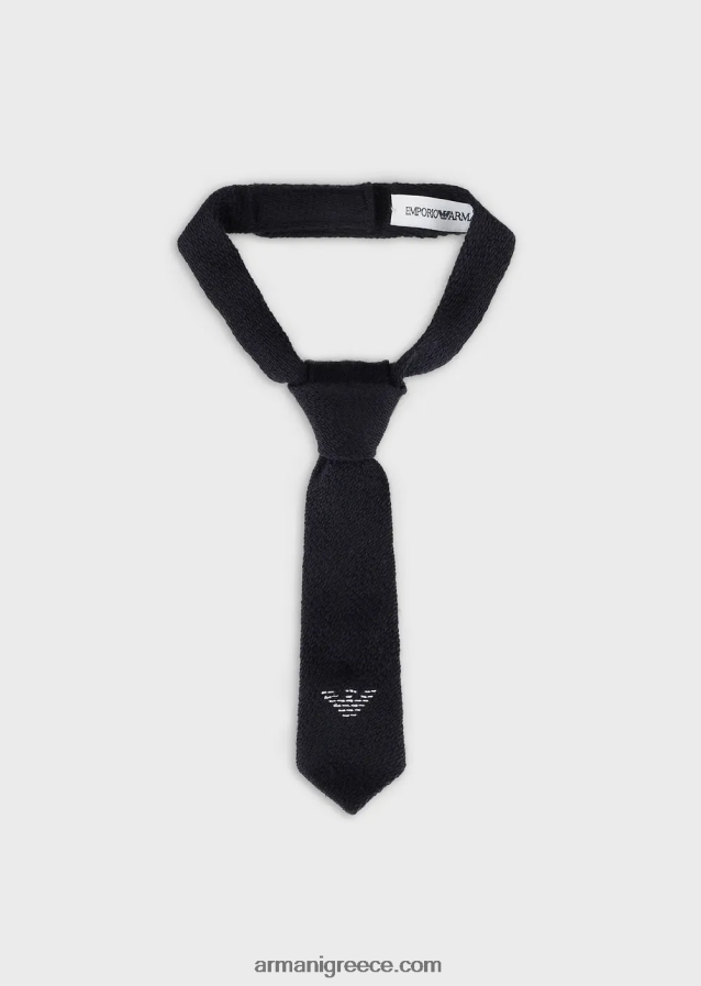 αγόρι Armani δεμένη μάλλινη γραβάτα με κορυφαετό 4046R62735