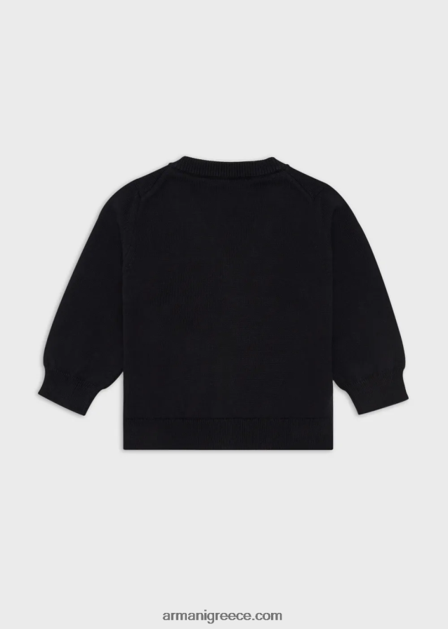 αγόρι Armani ζακέτα με λαιμόκοψη με μαλλί 4046R62671