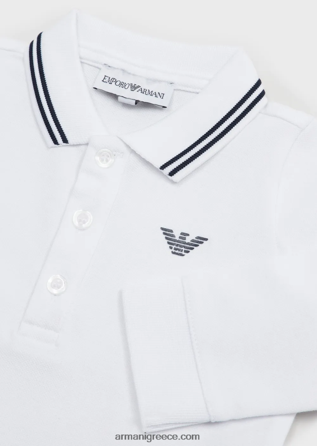 αγόρι Armani μακρυμάνικο μπλουζάκι πικέ πόλο 4046R62676