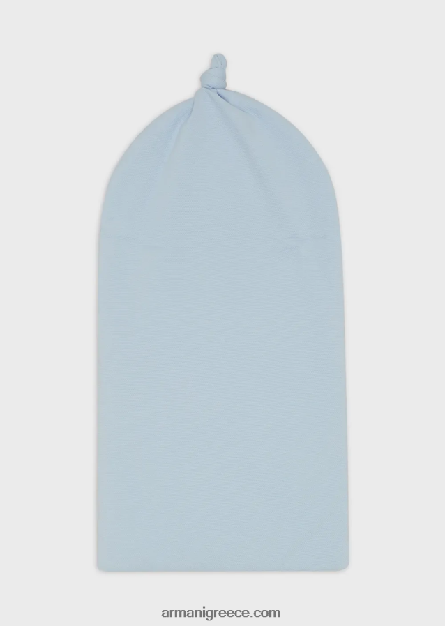 αγόρι Armani υπνόσακος πικέ-ζέρσεϊ με κέντημα με λογότυπο 4046R62695