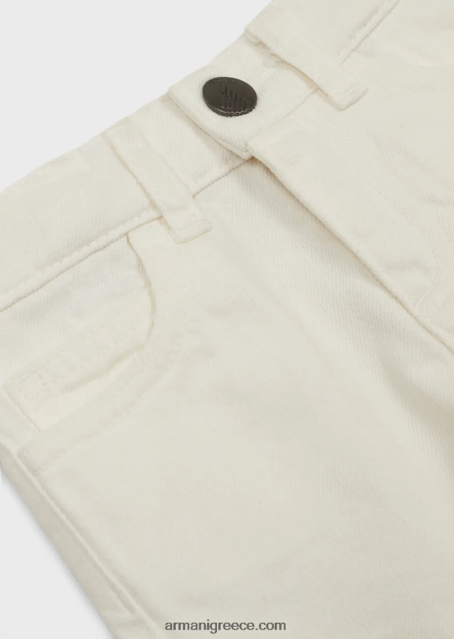 αγόρι Armani Ταύρο σορτς βαμμένα με ρούχα 4046R62701 άσπρο