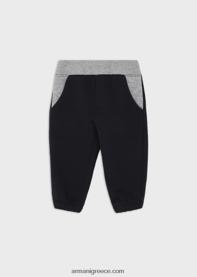 αγόρι Armani τζόγκερ με ζωγραφισμένο λογότυπο αετού 4046R62717