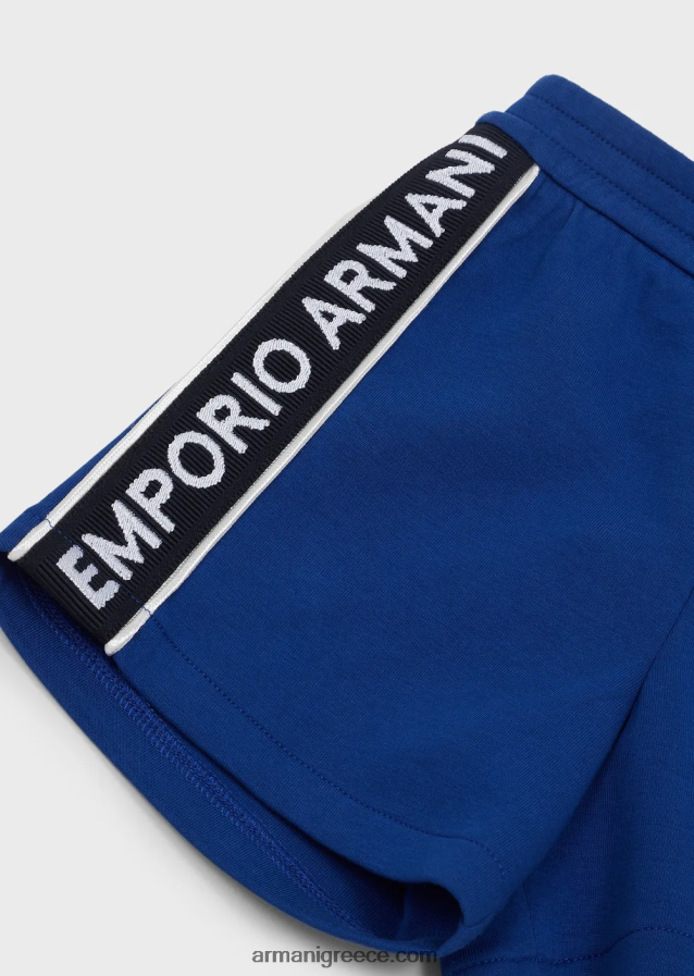 αγόρι Armani Σορτσάκι διπλό ζέρσεϊ με ταινία λογότυπου 4046R62727