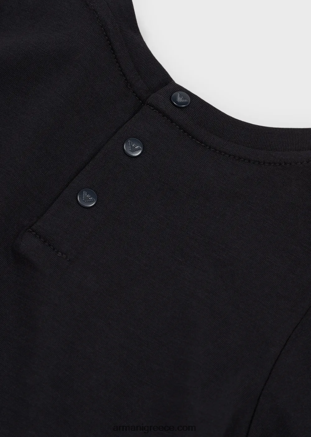 αγόρι Armani T-shirt pima-jersey με λογότυπο 4046R62670