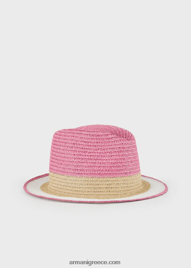 κορίτσι Armani υφαντό καπέλο από χαρτί 4046R62583