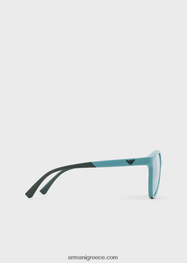 κορίτσι Armani στρογγυλά γυαλιά ηλίου 4046R62595 γαλανός