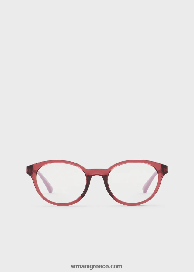 κορίτσι Armani στρογγυλά γυαλιά 4046R62601 μπορντό