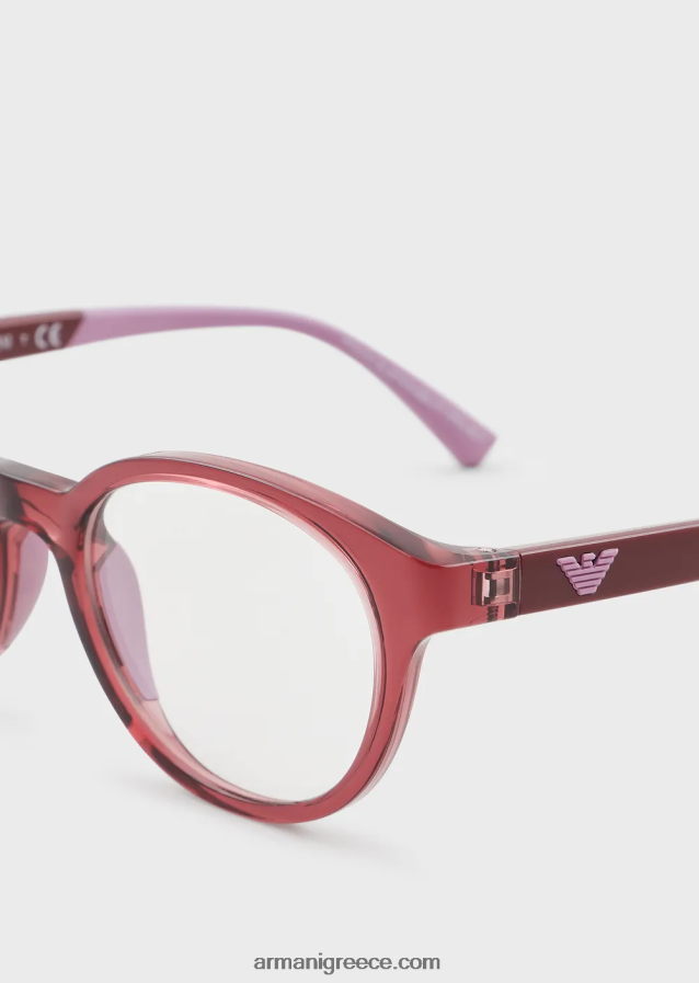 κορίτσι Armani στρογγυλά γυαλιά 4046R62602 μπορντό