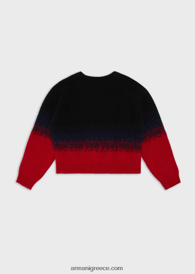 κορίτσι Armani βελονοδιάτρητο άλμα μαλλί 4046R62570