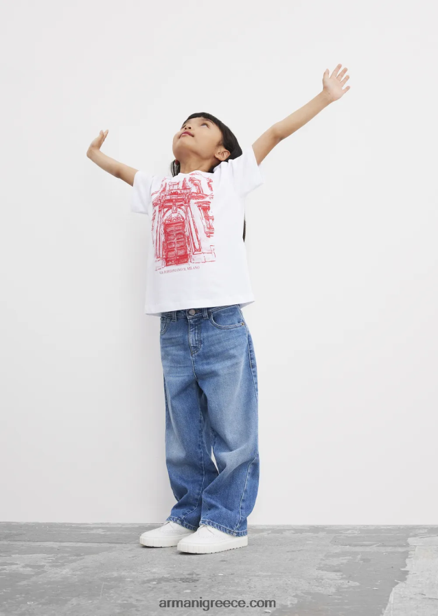 κορίτσι Armani τζιν τζιν j31 4046R62575 ναυτικό μπλε