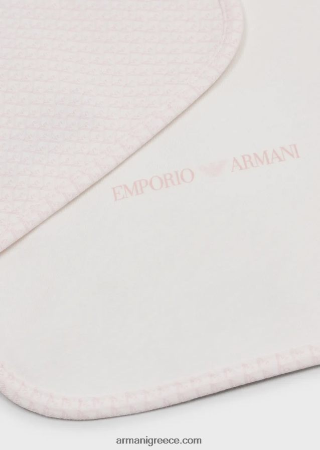 κορίτσι Armani σετ δύο σαλιάρες με αετούς op-art 4046R62626