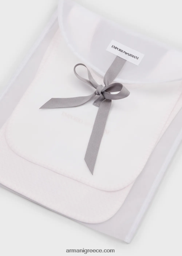 κορίτσι Armani σετ δύο σαλιάρες με αετούς op-art 4046R62626