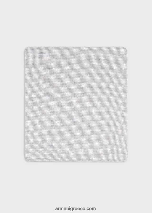 κορίτσι Armani κουβέρτα διπλής όψης με αετούς op-art 4046R62639