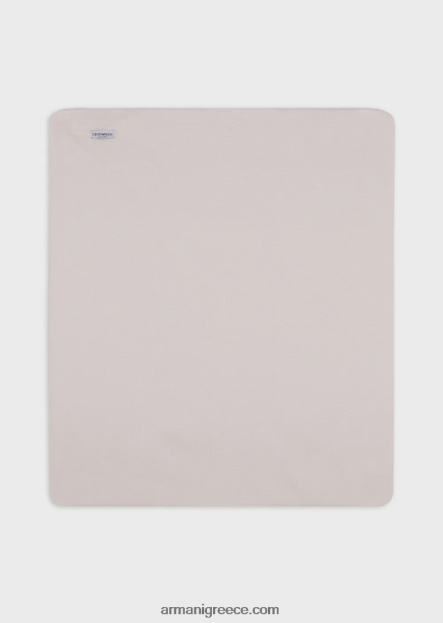 κορίτσι Armani κουβέρτα διπλής όψης με αετούς op-art 4046R62640 ροζ