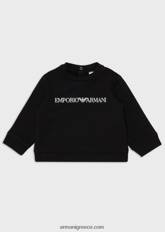 κορίτσι Armani φούτερ με λογότυπο modal-blend 4046R62651