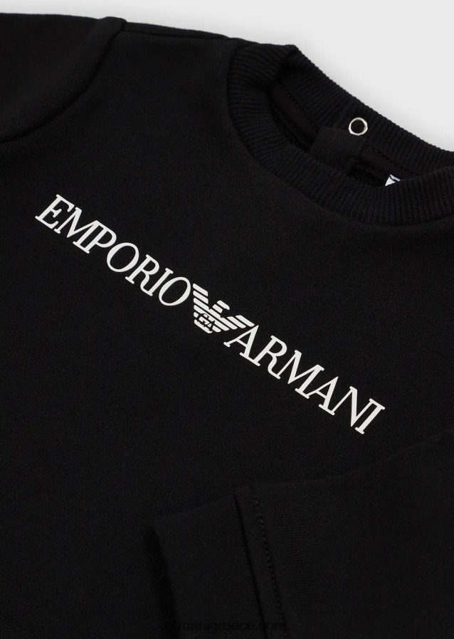 κορίτσι Armani φούτερ με λογότυπο modal-blend 4046R62651