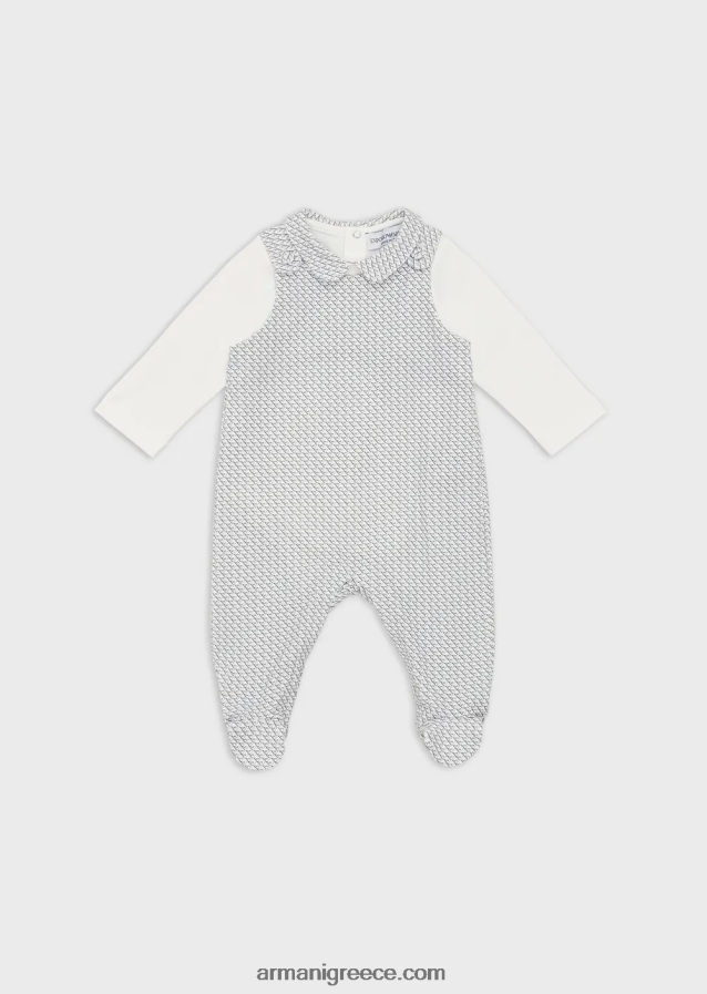 κορίτσι Armani Σετ δώρου που αποτελείται από μονόχρωμο αετό op-art και κορμάκι 4046R62631