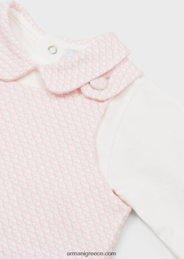 κορίτσι Armani Σετ δώρου που αποτελείται από μονόχρωμο αετό op-art και κορμάκι 4046R62633