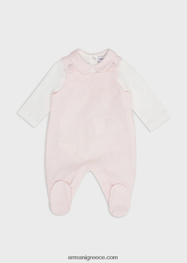 κορίτσι Armani Σετ δώρου που αποτελείται από μονόχρωμο αετό op-art και κορμάκι 4046R62633