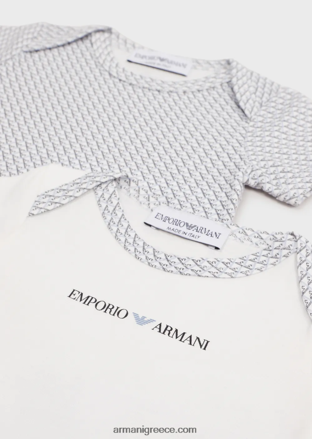 κορίτσι Armani Σετ δώρου δύο φορμάκια με αετό op-art 4046R62637 ροζ