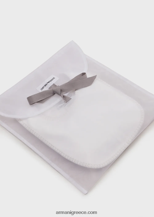 κορίτσι Armani Σετ δώρου που αποτελείται από σαλιάρα αετού op-art και onesie 4046R62642