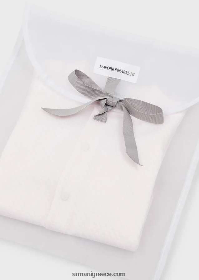 κορίτσι Armani Σετ δώρου που αποτελείται από μποτάκια αετού op-art, σαλιάρα, onesie και beanie 4046R62647